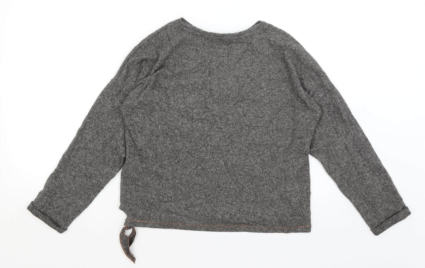 M&S Girls Grey   Pullover Jumper Size 12-13 Years