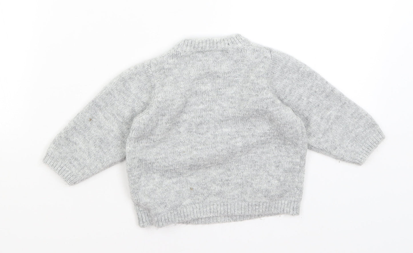 E-vie Angel Baby Grey   Pullover Jumper Size 12-18 Months