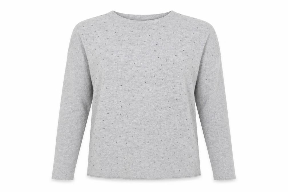 Warehouse Womens Grey   Basic T-Shirt Size 8