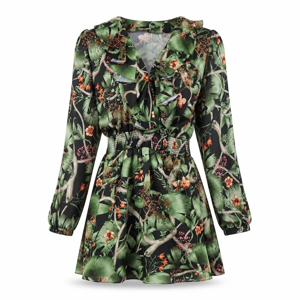 H&M Womens Black Floral  Sheath  Size XS