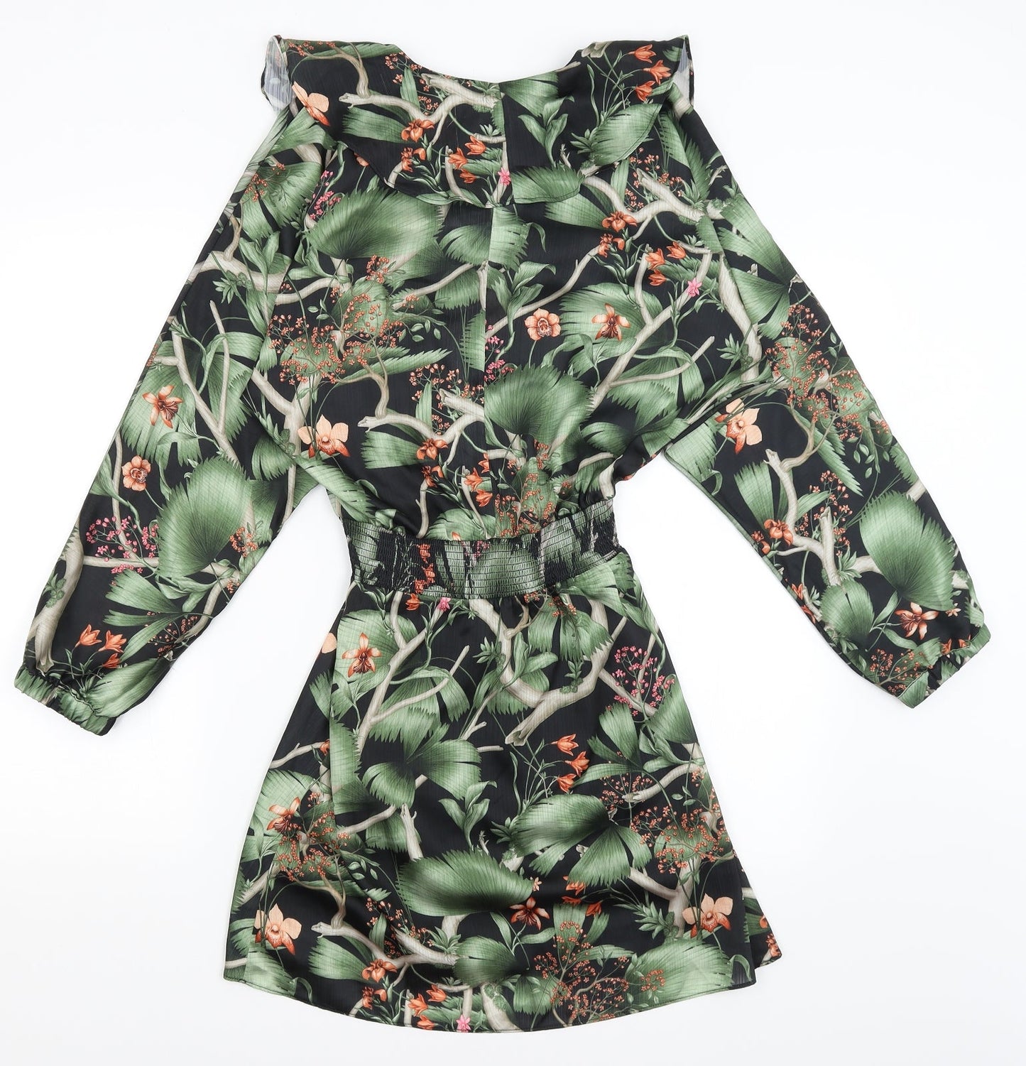 H&M Womens Black Floral  Sheath  Size XS