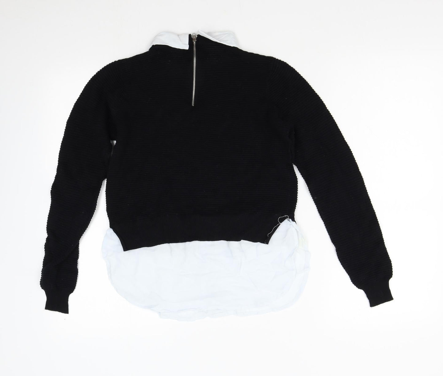 Preworn Girls Black   Pullover Jumper Size M