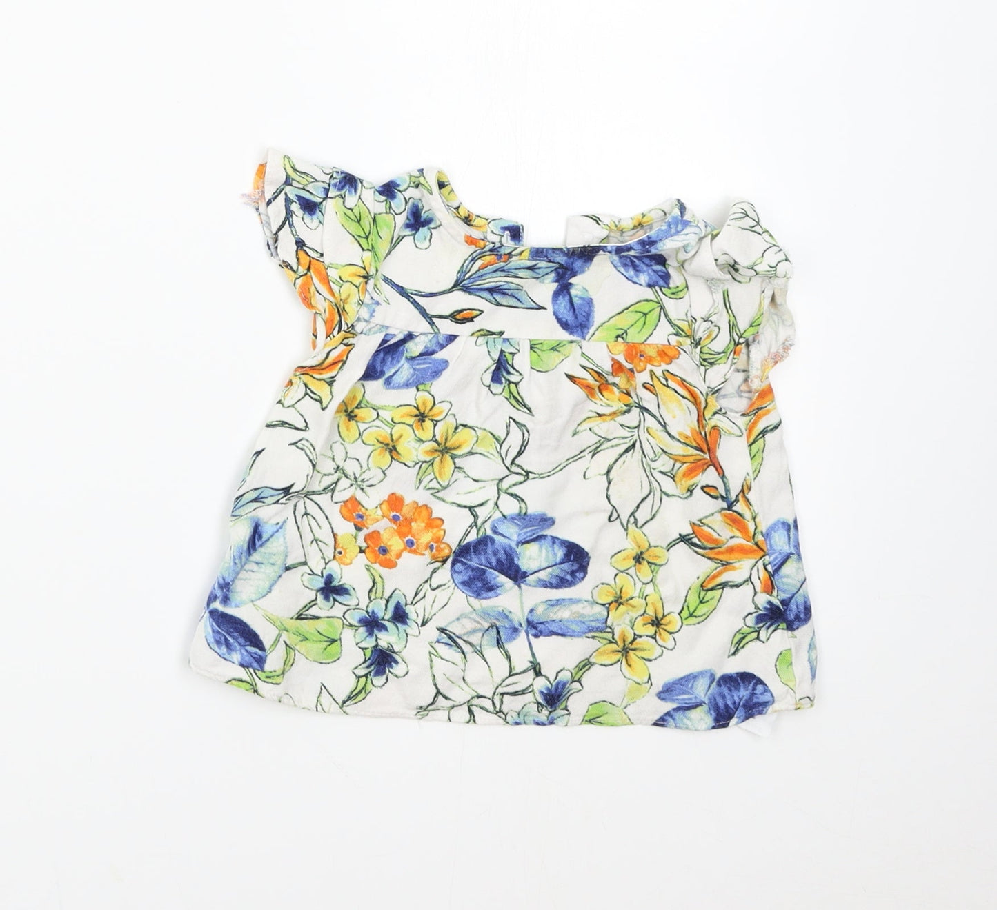 Nutmeg Girls Multicoloured Floral  Basic Blouse Size 18-24 Months