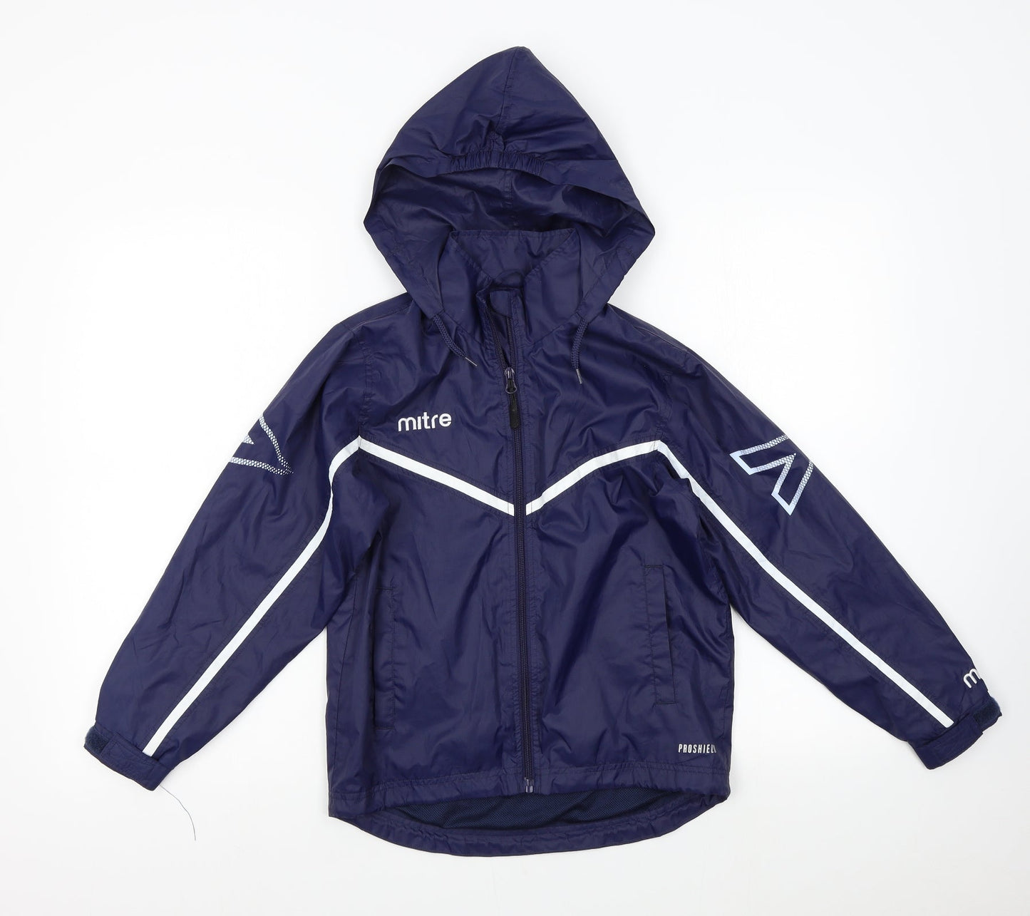 Mitre Boys Blue   Anorak Jacket Size S