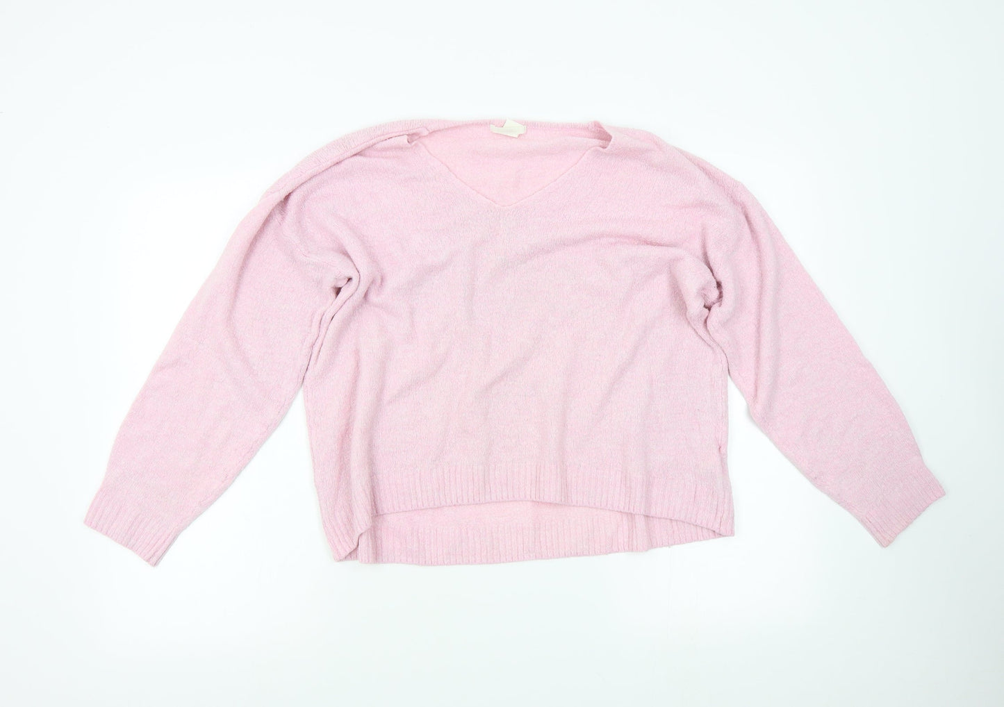 H&M Womens Pink   Pullover Jumper Size M