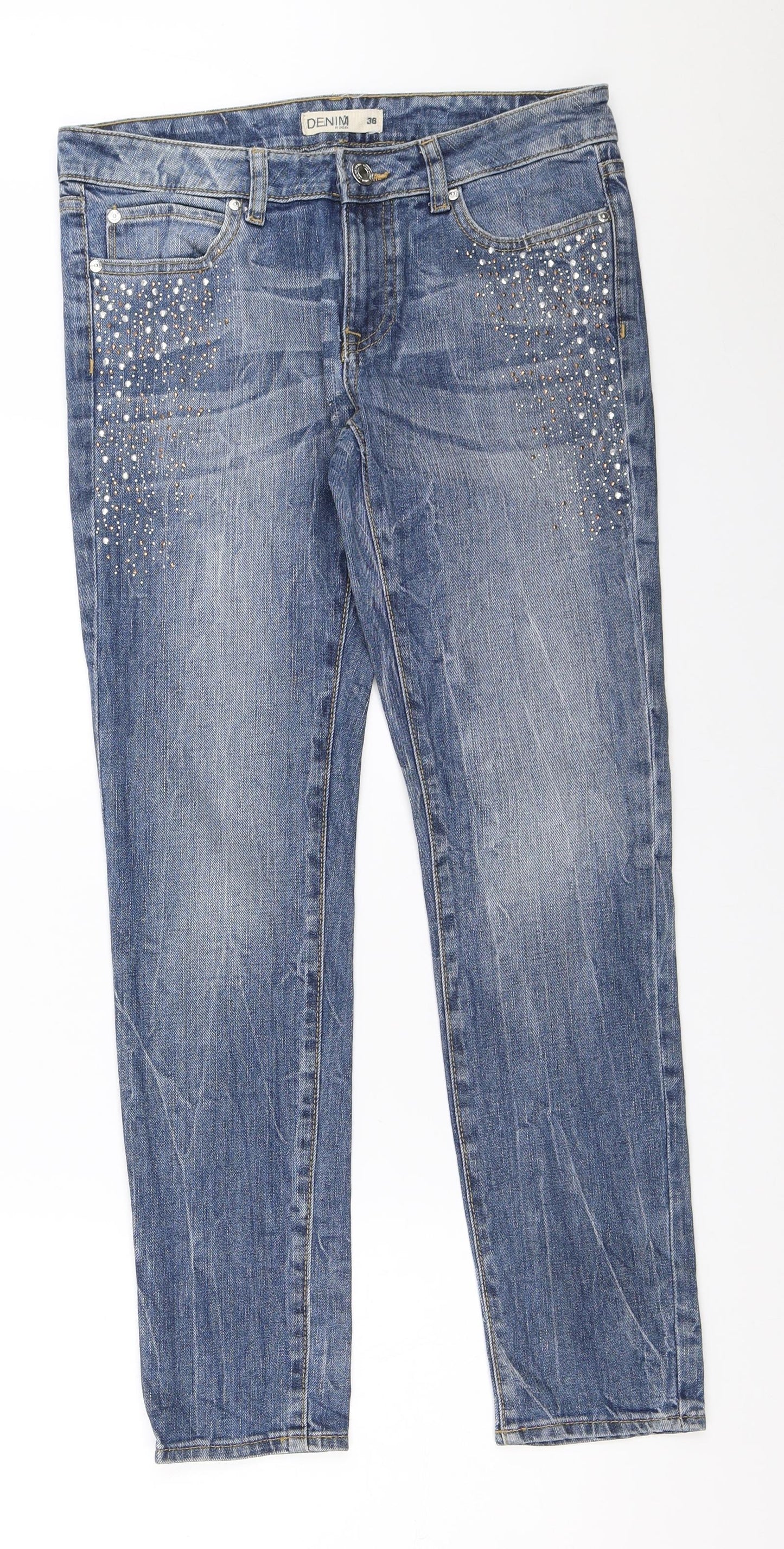 Lindex Womens Blue   Skinny Jeans Size 36 L28.5 in