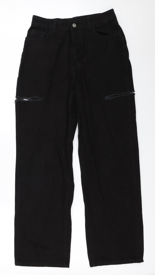 Preworn Womens Black   Straight Jeans Size 28 in L31 in