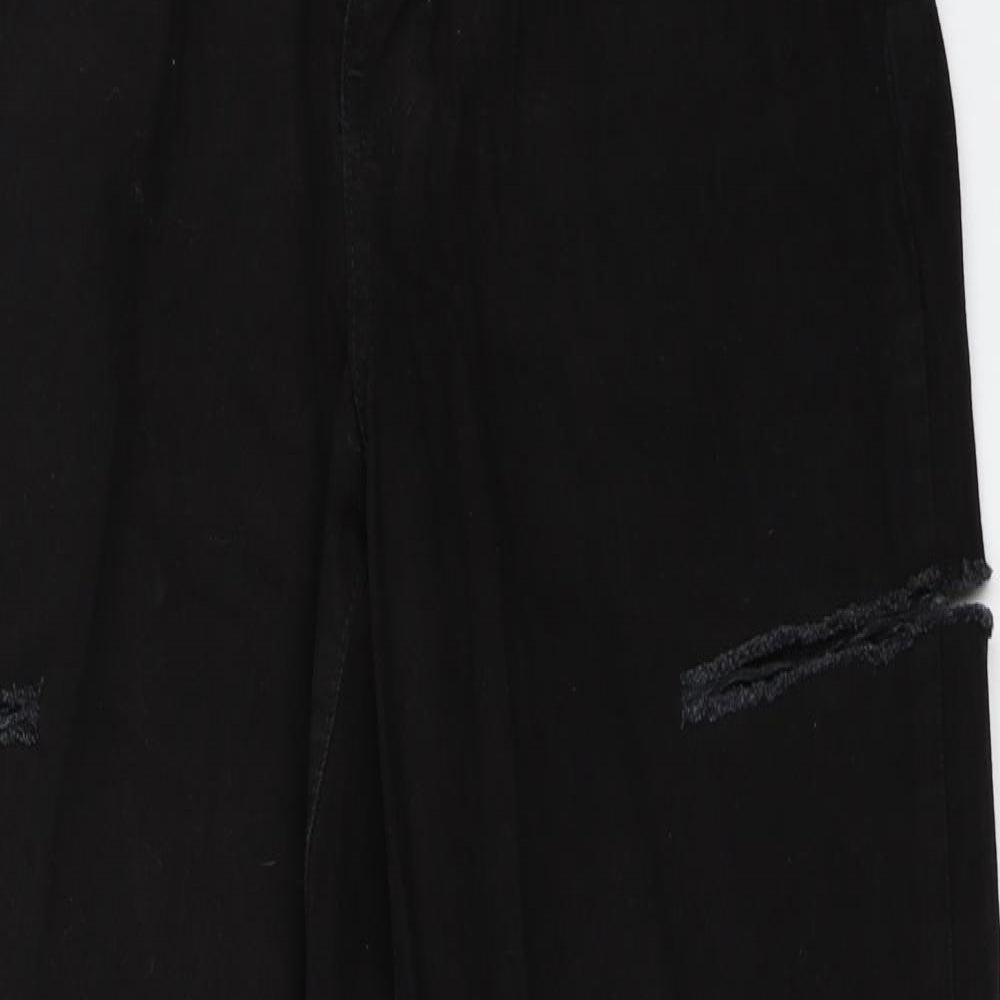 Preworn Womens Black   Straight Jeans Size 28 in L31 in