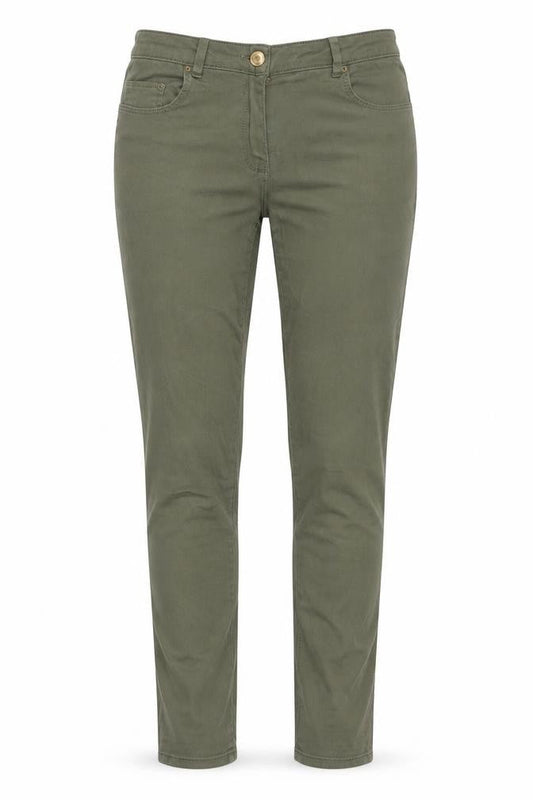 H&M Womens Green   Skinny Jeans Size 38 L30.5 in