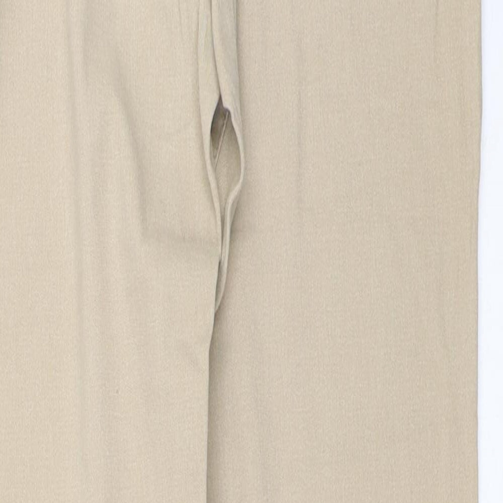H&M Womens Beige   Capri Trousers Size 28 in L29.5 in
