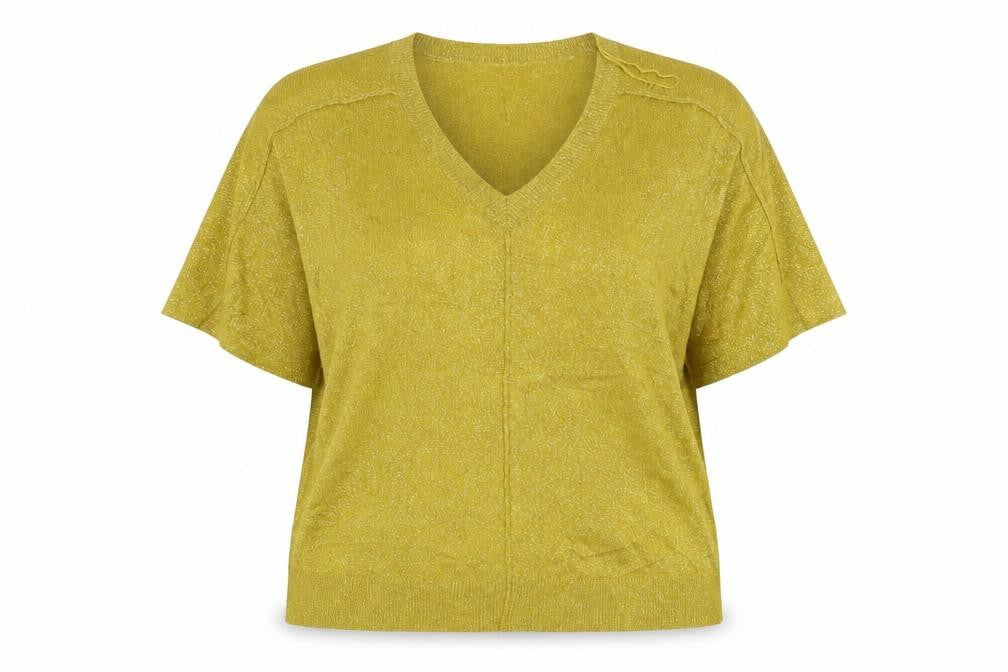 F&F  Womens Yellow   Pullover Jumper Size 8