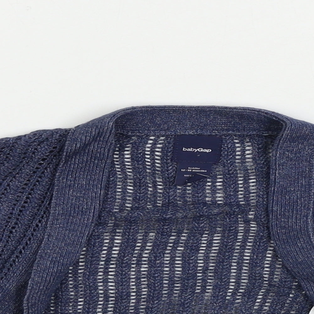 Gap  Girls Blue   Cardigan Jumper Size 18-24 Months