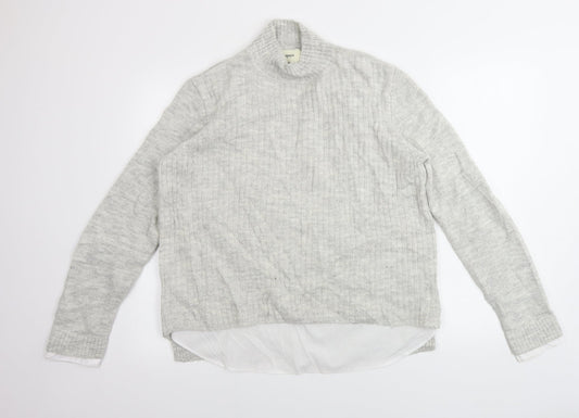 Papaya  Womens Grey   Pullover Jumper Size L