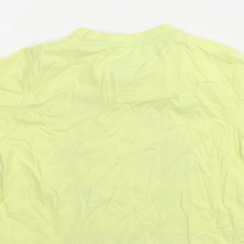 Matalan  Boys Yellow   Basic T-Shirt Size 4-5 Years