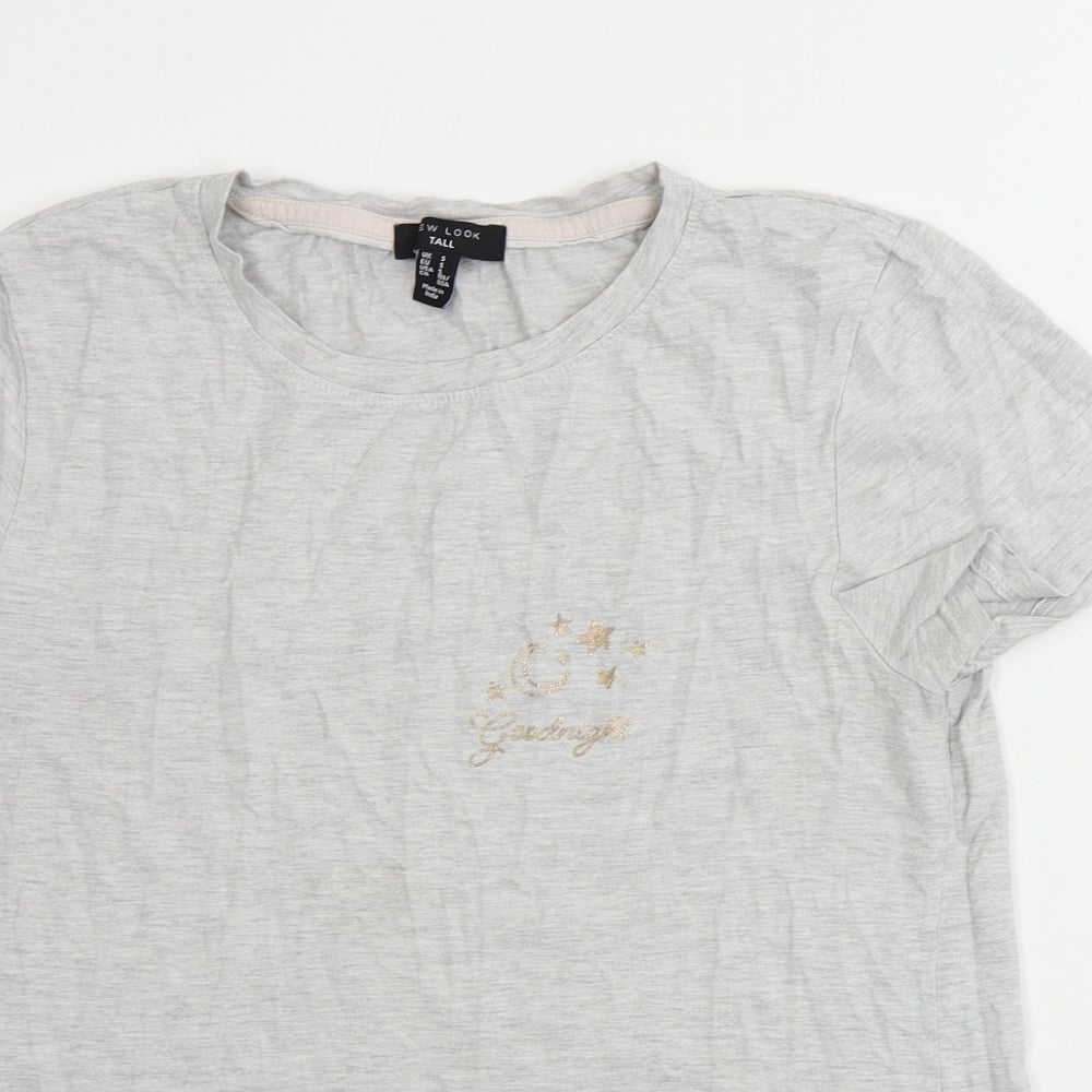 New Look  Womens Grey   Basic T-Shirt Size S