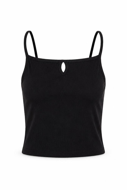 Primark  Womens Black   Cropped T-Shirt Size 4