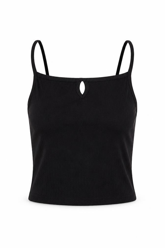 Primark  Womens Black   Cropped T-Shirt Size 4