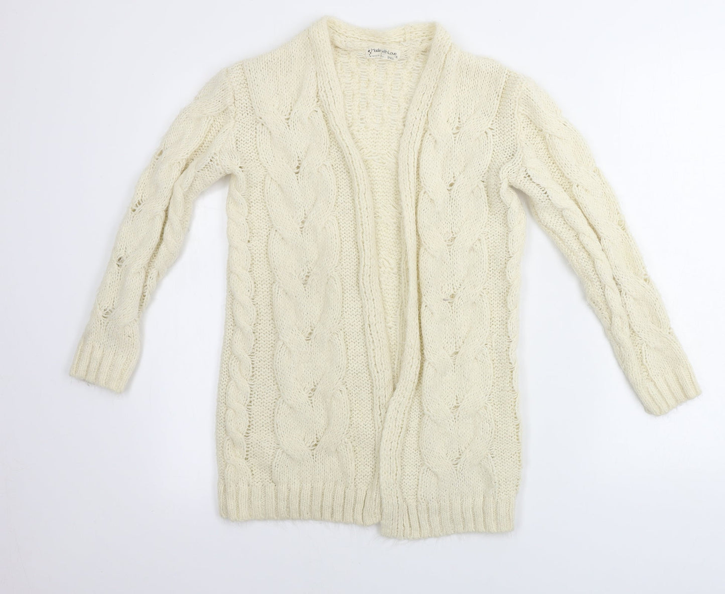 made with love  Womens Beige   Cardigan Jumper Size S