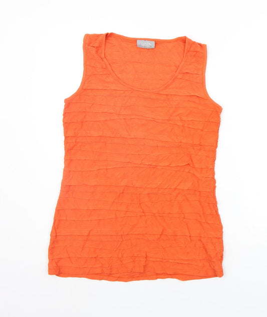Wallis Womens Orange   Basic Tank Size 12