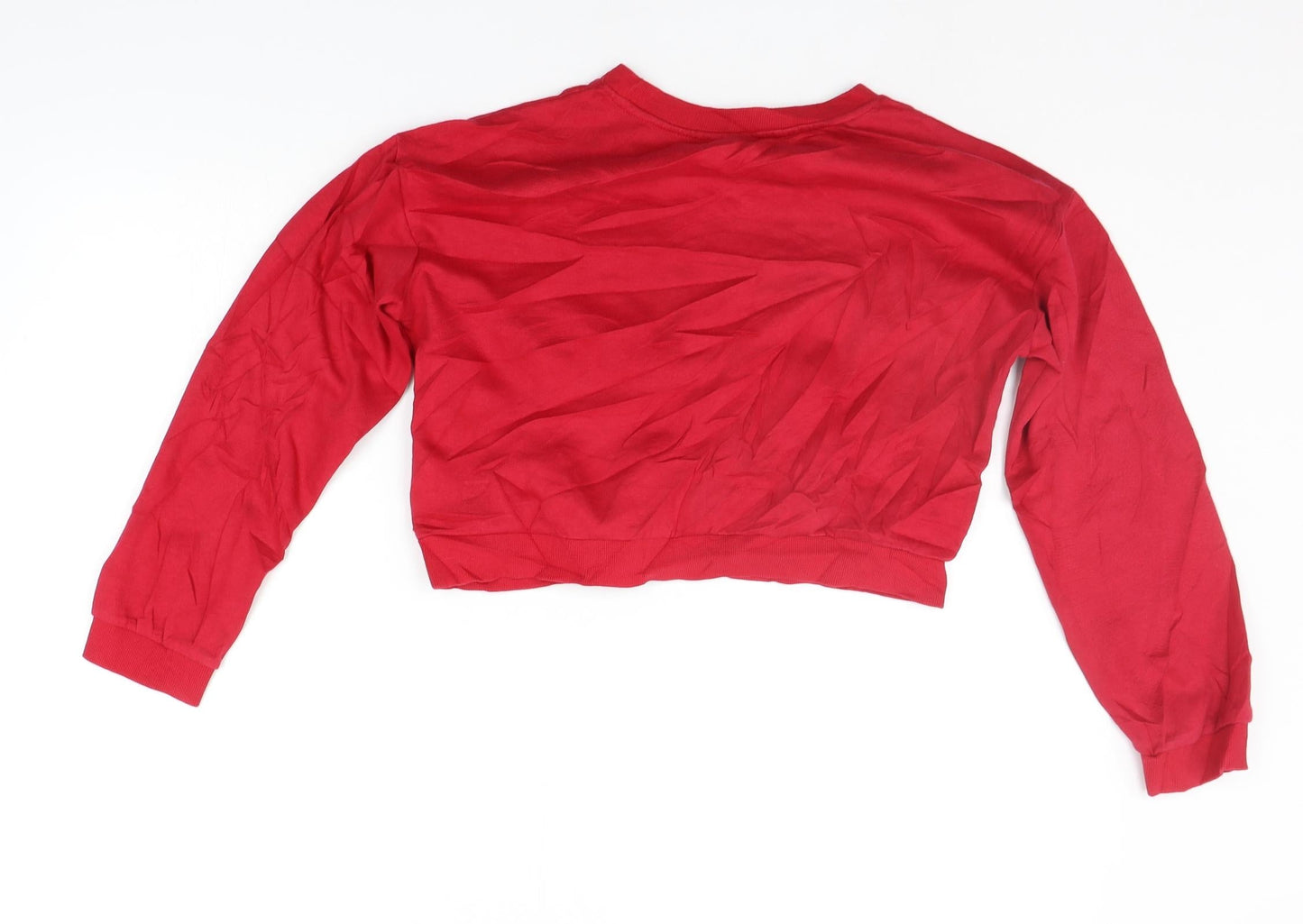 H&M Girls Red   Pullover Jumper Size 11-12 Years  - sparkle