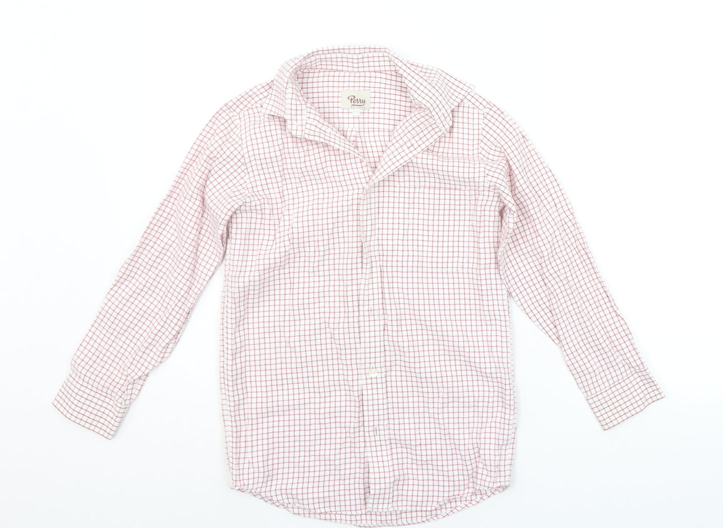 Penny Boys White Check  Basic Button-Up Size 12 Years
