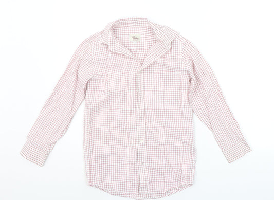 Penny Boys White Check  Basic Button-Up Size 12 Years