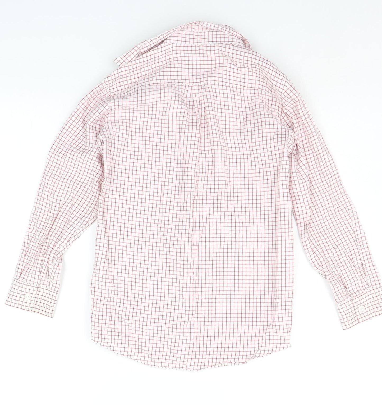 Penny Boys White Check  Basic Button-Up Size 12 Years