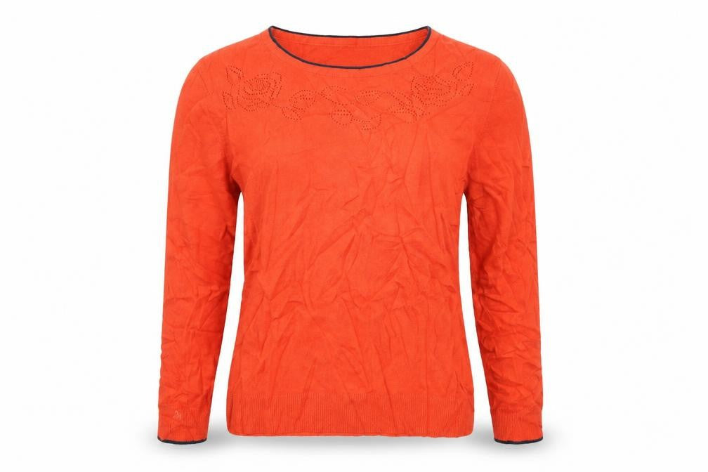 Belle Vere Womens Orange   Pullover Jumper Size XL