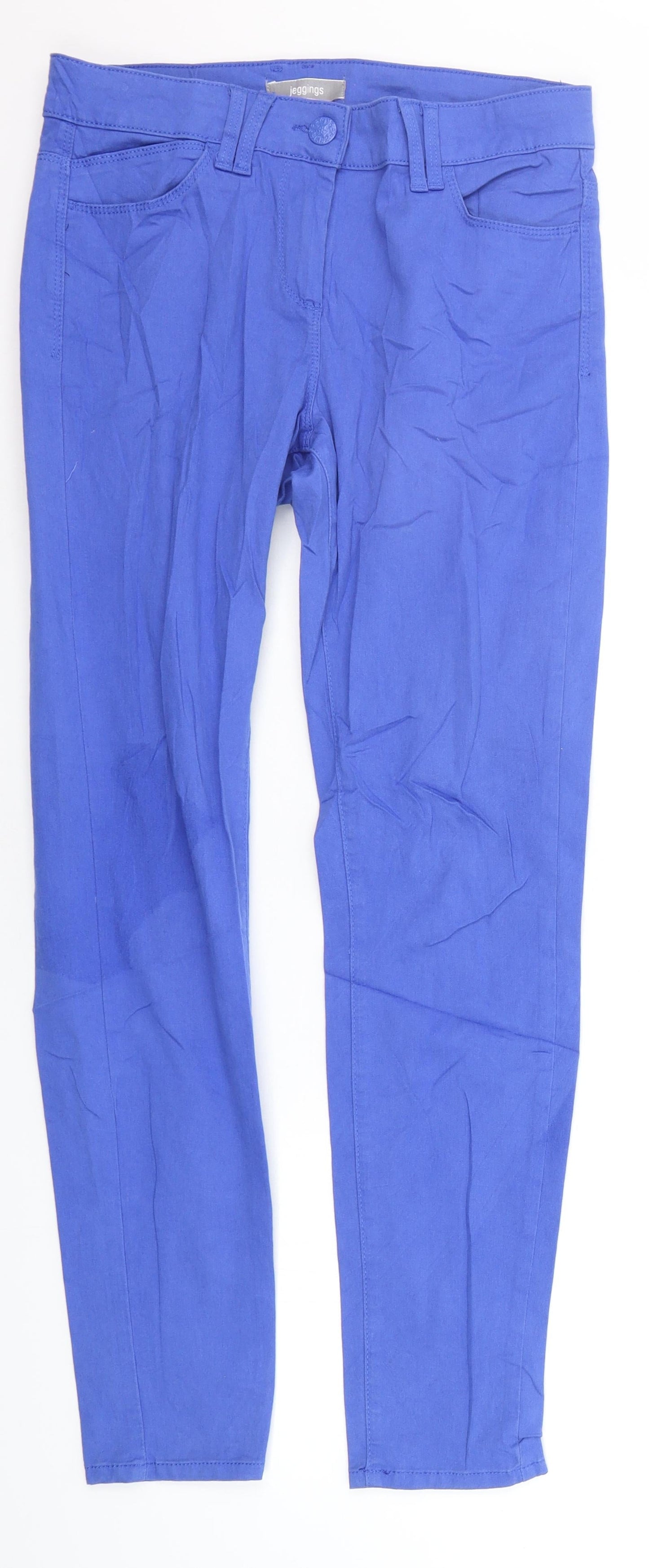 Marks and Spencer Womens Blue   Straight Jeans Size 10 L29 in
