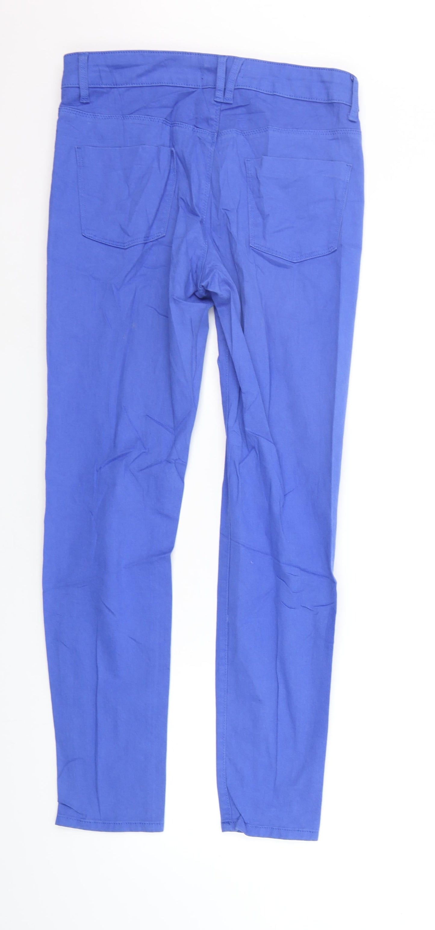 Marks and Spencer Womens Blue   Straight Jeans Size 10 L29 in