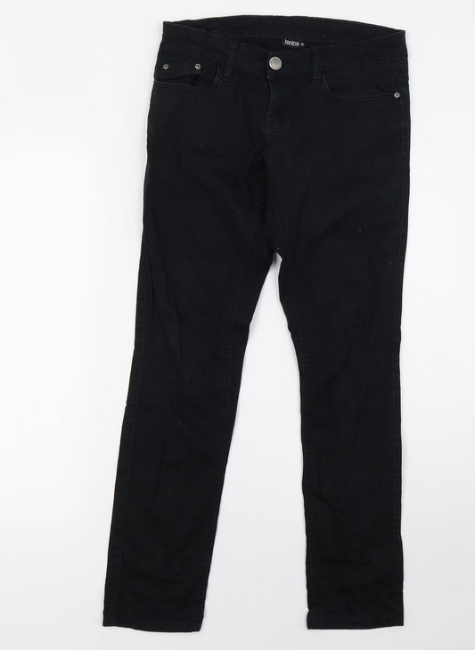 Janina Womens Black   Trousers  Size 12 L31 in