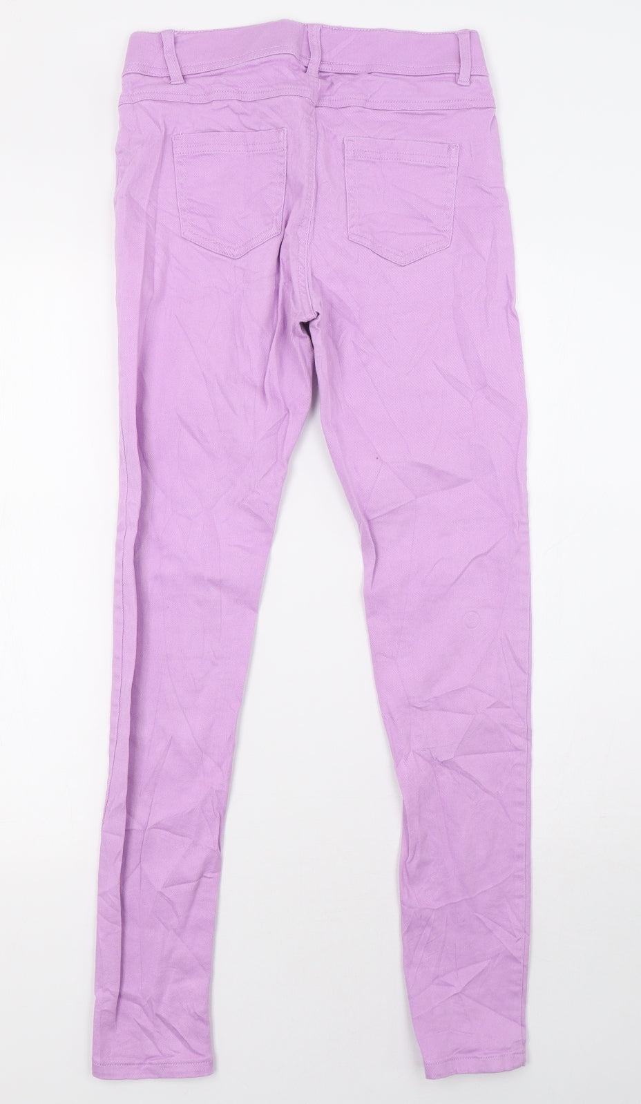 ever me Womens Purple  Denim Jegging Trousers Size 10 L30 in