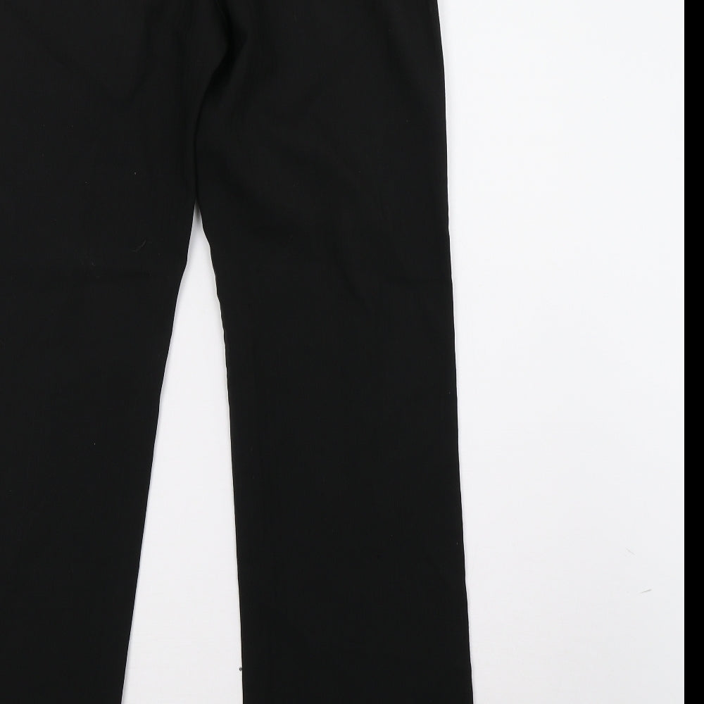 evie Womens Black   Trousers  Size 8 L32 in