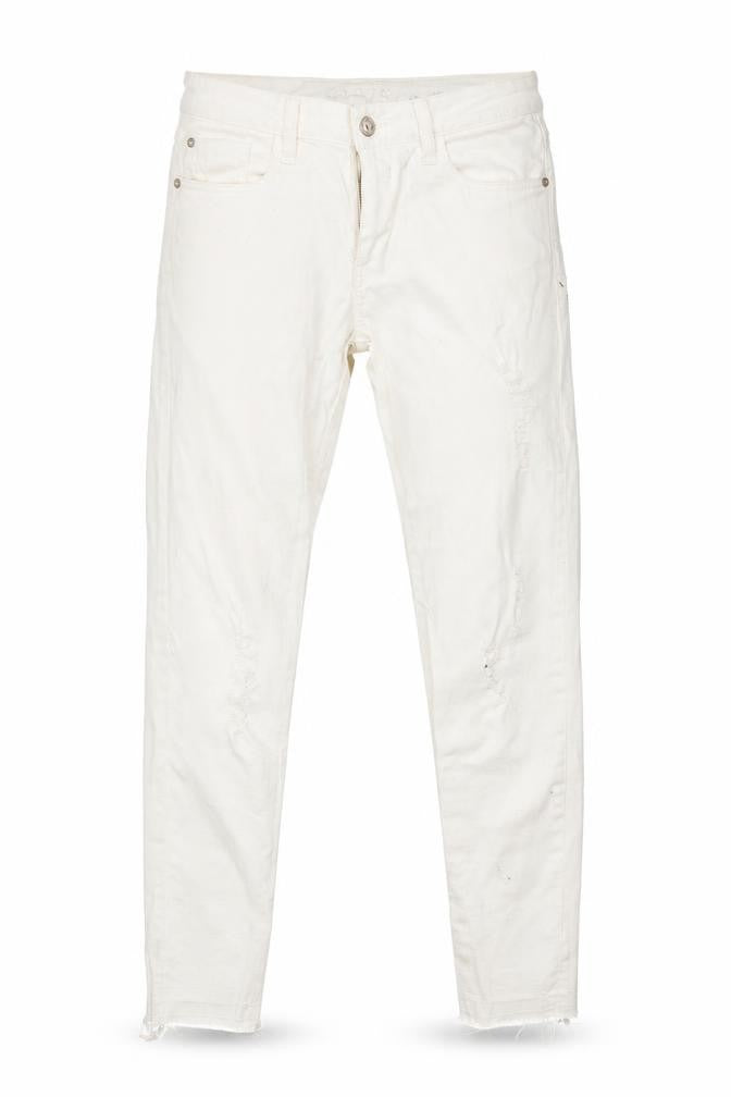 Zara Womens White  Denim Skinny Jeans Size 8 L26 in