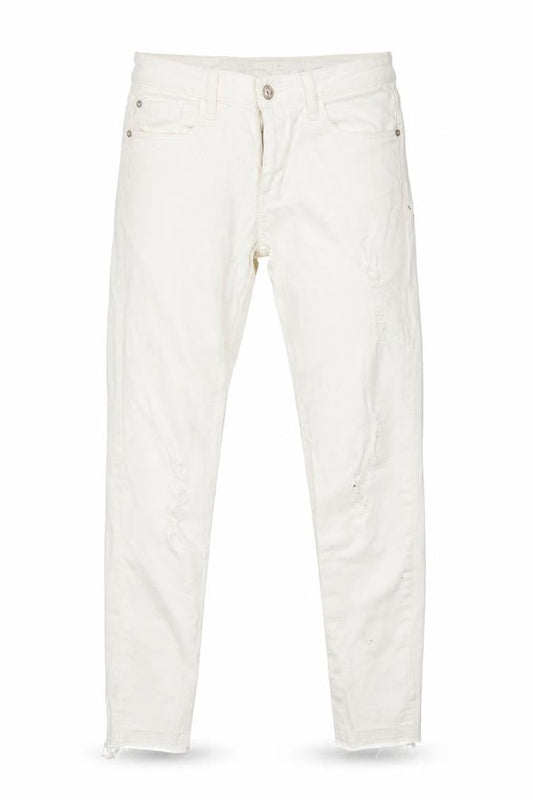 Zara Womens White  Denim Skinny Jeans Size 8 L26 in