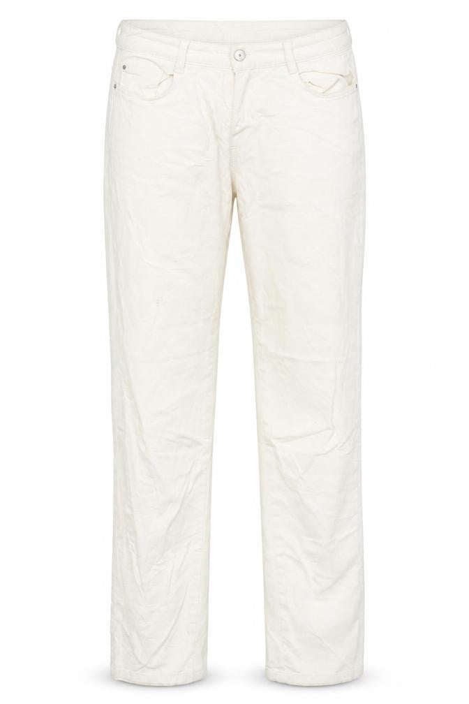 Caroll Womens White  Denim Straight Jeans Size 10