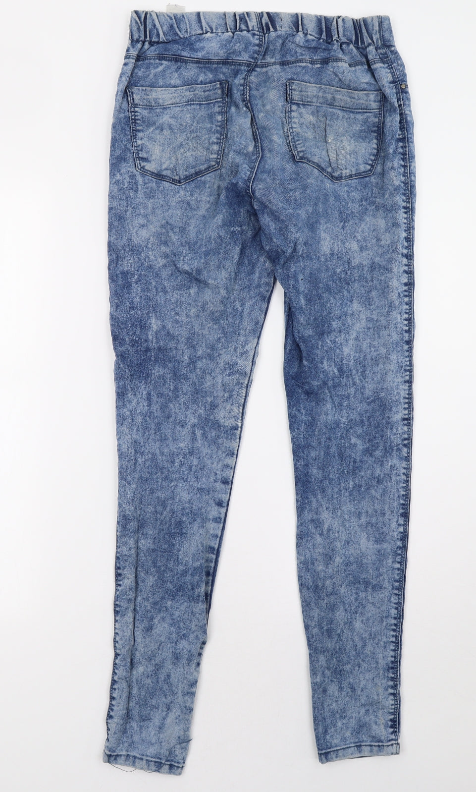 matakan Womens Blue  Denim Jegging Trousers Size 12 L32 in