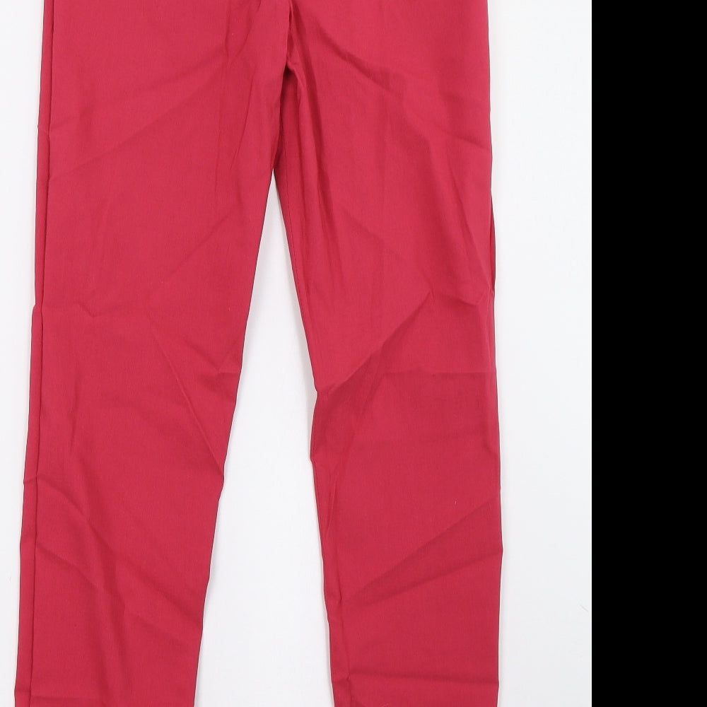Preworn Womens Pink   Trousers  Size 8 L30 in
