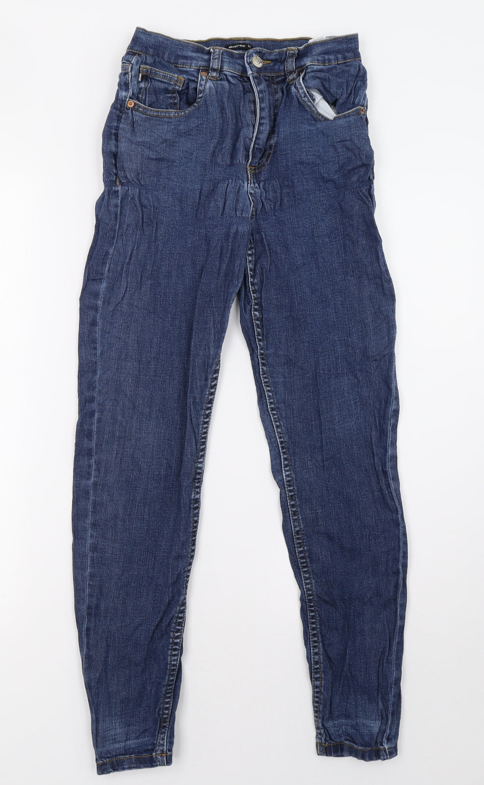 Diverse Womens Blue  Denim Straight Jeans Size 6 L29 in