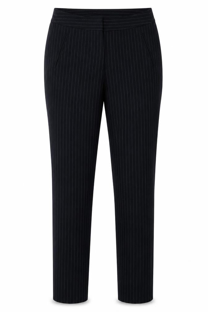 Gina Tricot Womens Blue Striped  Trousers  Size 10 L30 in