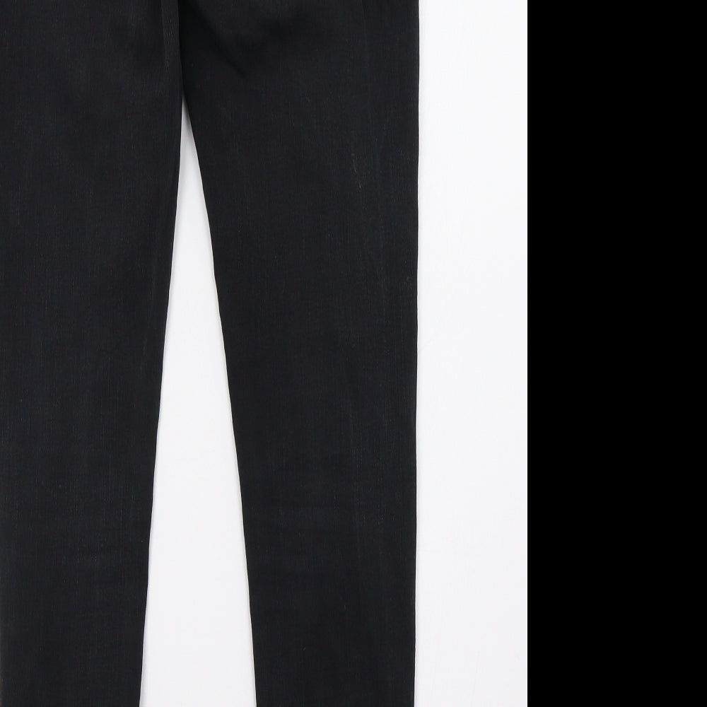 Primark Womens Black  Denim Skinny Jeans Size 8 L30 in