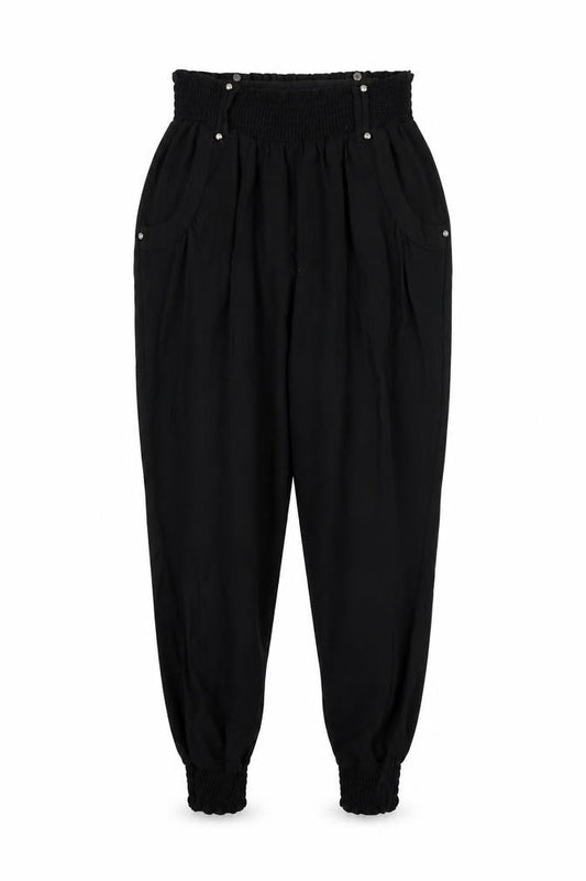 NEXT Womens Black   Cropped Trousers Size 6 L20 in