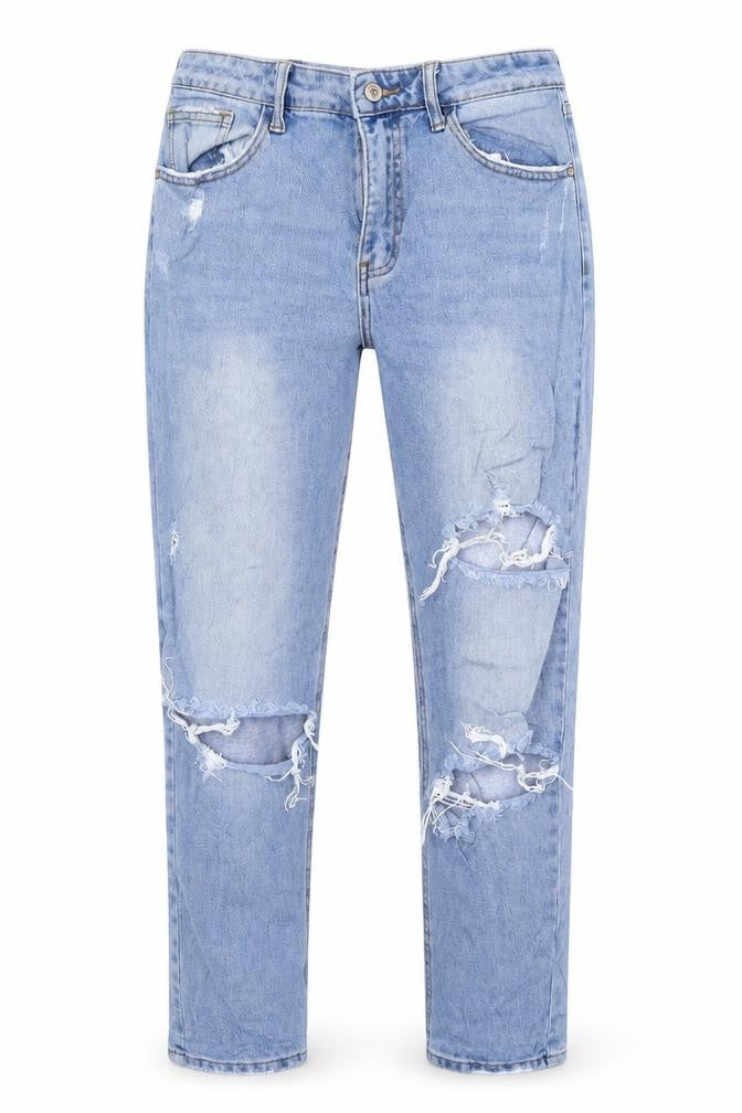 cindy Womens Blue  Denim Straight Jeans Size 28 L30 in