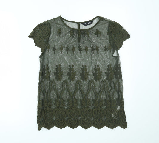 Dorothy Perkins Womens Green   Basic Blouse Size 12