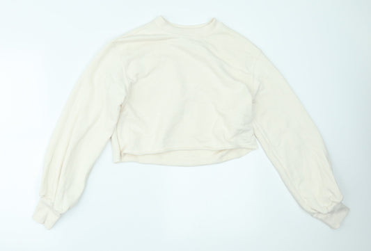 H&M Womens Ivory   Pullover Jumper Size S