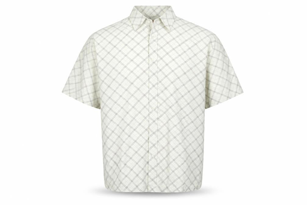 Reefer Mens White    Button-Up Size L