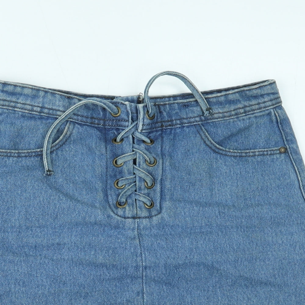 Matalan Girls Blue   Mini Skirt Size 12 Years