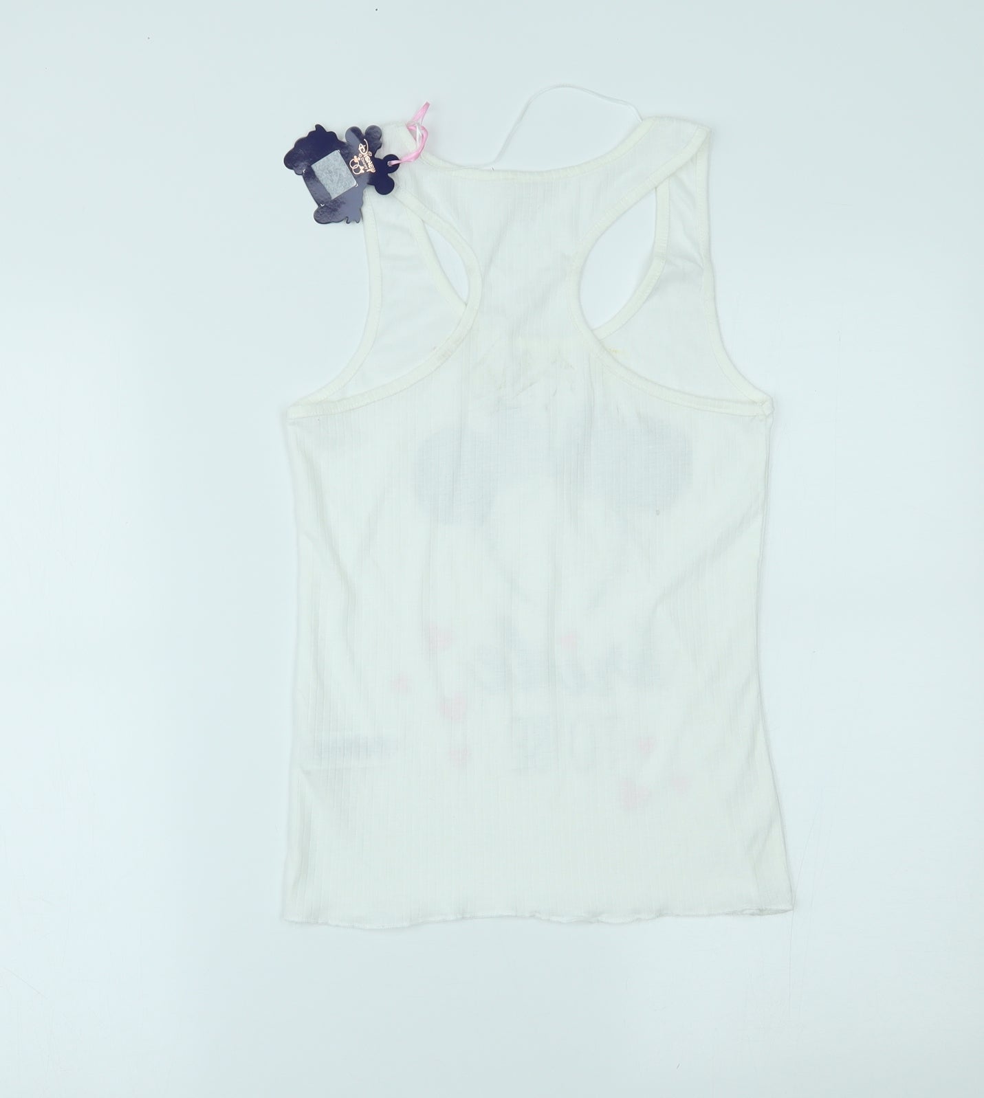 Primark Womens White   Top Pyjama Top Size S