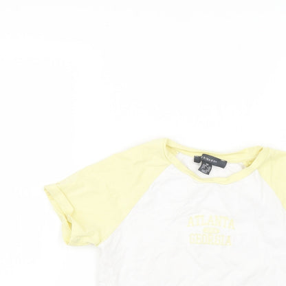 Primark Womens Multicoloured   Basic T-Shirt Size 6