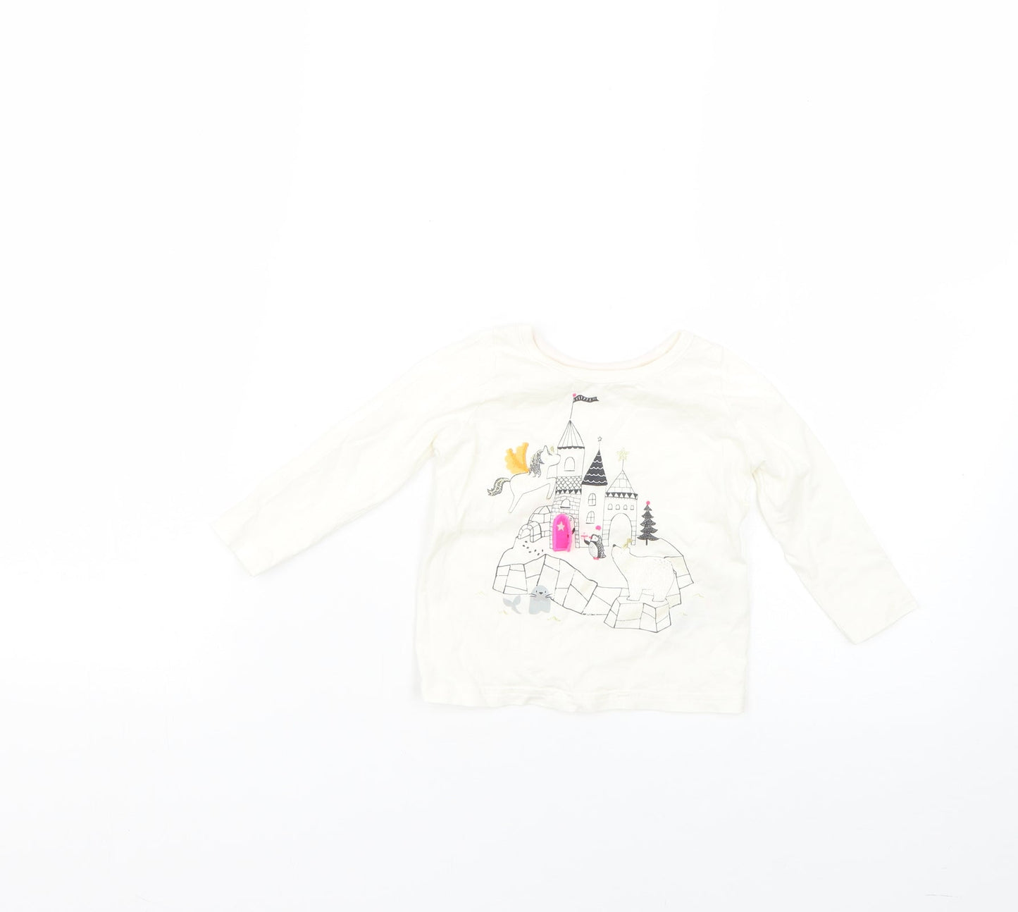 Marks and Spencer Baby White   Basic T-Shirt Size 6-9 Months